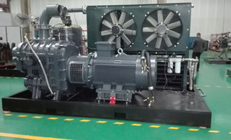 双级螺杆空压机生产车间